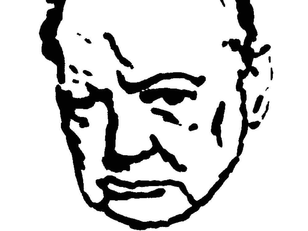 Portrait de Winston Churchill