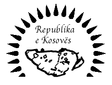 Projet de sceau pour le Kosovo