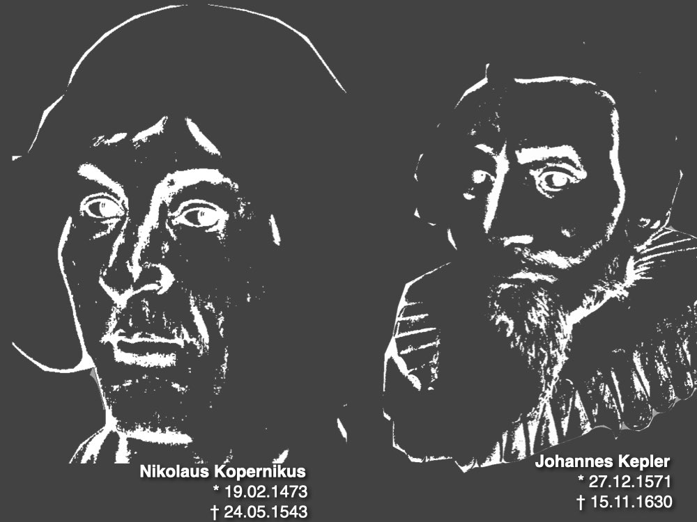Nikolaus Kopernikus et Johannes Kepler